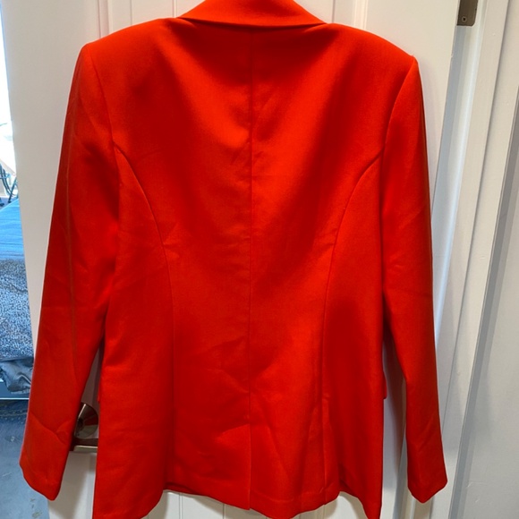NWT Frank Lyman orange blazer size 10  $306 - Picture 5 of 6